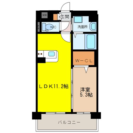 ブランシェ駅南の物件間取画像